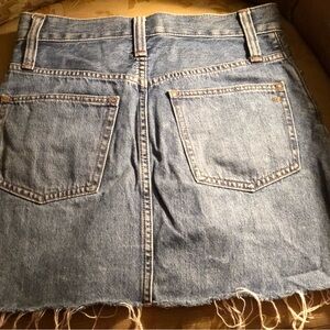 MADEWELL Denim Mini Skirt